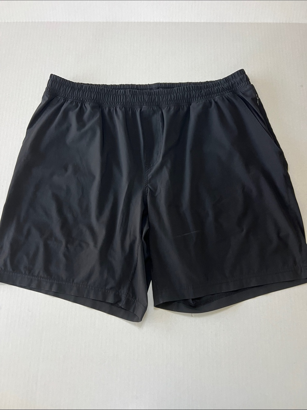 Rhone 8” Mako Men's Black Athletic Shorts w Drawstring & Pockets Size XXL
